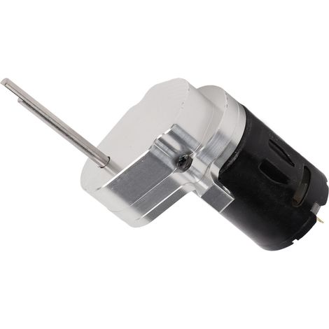 Boîte de vitesses RC en métal stable à haute vitesse avec vis de connexion pour voiture télécommandée D12 1/10, couleur argent (1/5)