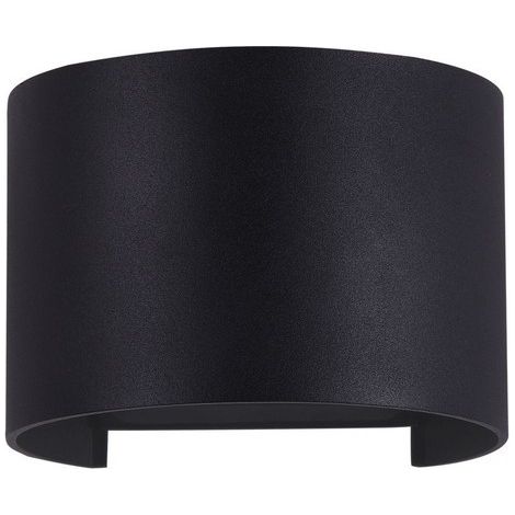 Applique murale applique extérieure lumière façade LED métal noir IP54 H 9,5cm (1/4)