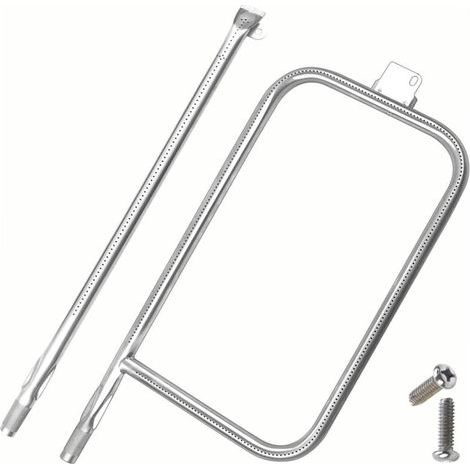 Tube de Brûleur accessoire pour Weber Q300 Serie Q320 Q3000 Q3200 , 404341 , 57060001 , 586002 , pièce détachée de brûleur de gril en acier Inoxydable pour Weber 60036 , 80385 , 13122 (1/4)