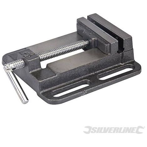 MORSA PIATTA TRAPANO TRAPANI A COLONNA N°4 100MM MORSE GHISA BANCO 674 SILV