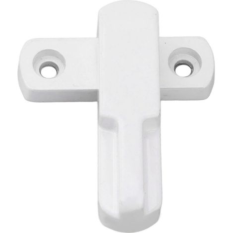 Verrou de fenêtre antivol en alliage d'aluminium, type T, universel, sécurité enfant, blanc. (1/5)