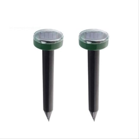 Katzenschreck Ultraschall Gartenfarm Ultraschall Solar Insektenschutzmittel Kontrolle Maus Ratte Schlangenabwehrmittel Runde Hochleistungsfarm Gewidmet 2PC
