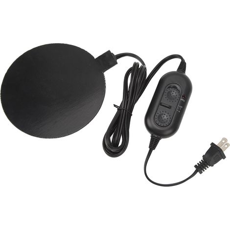 Chauffe-eau pour volailles, base chauffante avec deux vitesses de contrôle de température, coussin chauffant en silicone, prise américaine 120 V (1/5)