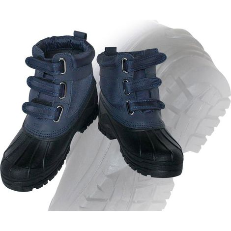 Scarpe da scuderia alte blu