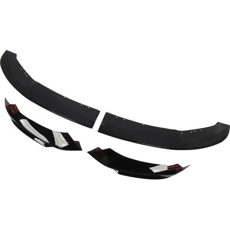 Frontstoßstangen-Spoilerlippe in Hochglanzschwarz für 4er BMW F32 F33 F36 M-Sport (2014-2020) (1/5)