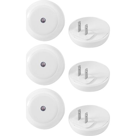 Veilleuse - Capteur De Lumiere - Led Chaude 2700 K - 1,5 W - 360° Diffusion - Pour Chambre Salle De Bain Couloir - 1 Unite (1/5)