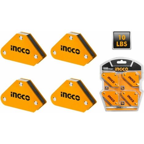 Set supporti magnetici per saldatura Posizionatori 4 pz - Ingco AMWH4001 (1/5)