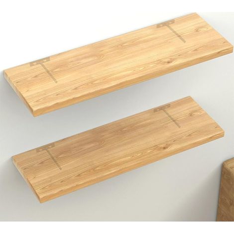 2pcs Tablette Equerres Etageres Dissimulé,Supports D'étagère Flottant Invisible,Étagère Mural,Etagere échafaudage Diamètre 10mm (Double T-Shape,Argent (1/3)