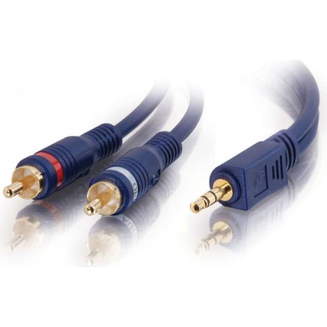 Cable c2g audio jack 3.5mm macho / 2x rca macho 2m