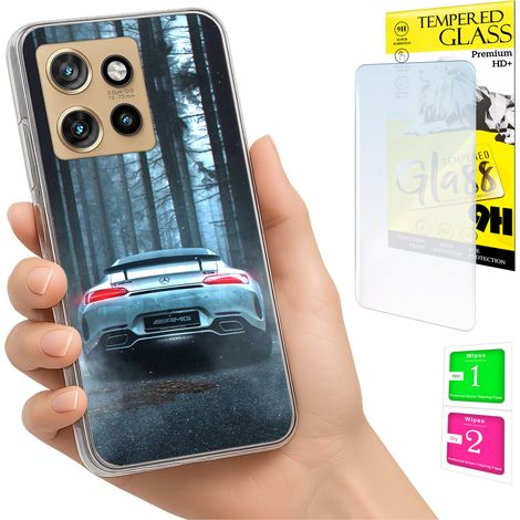 Custodia per Motorola Edge 50 Neo Photo Cover Case Back Case + Vetro 9H (1/5)