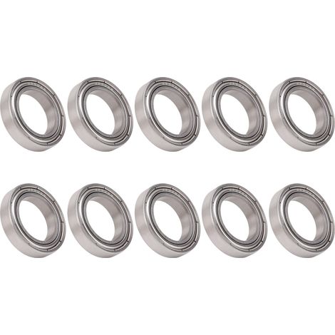 Roulement à billes S6802Z 10 pièces, acier inoxydable 440, moteur pompe à eau, rainure profonde, étanche, double protection Z, haute précision (1/5)