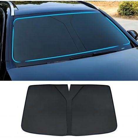 Pare-Soleil de Pare-Brise de Voiture pour Citroen C4 Picasso/Grand C4 Picasso/Grand C4 Spacetourer, Pliable Pare Soleil Voiture Protection UV et Thermique Pare-Soleil Voiture,Black (1/3)