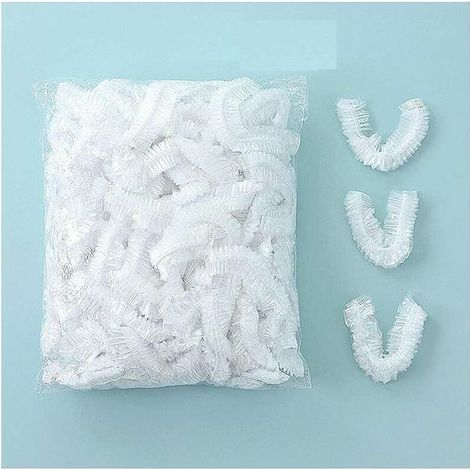 100 Stück transparente, elastische Kunststoff-Lebensmittelabdeckungen, dehnbare Lebensmittelabdeckungen, wiederverwendbare Frischhaltefolie zum Schutz von Gemüse und Obst bei der Aufbewahrung im Kühls (1/5)