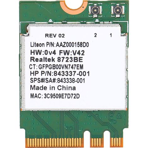 Carte Wi-Fi Bluetooth 2.4G 2-en-1 sans fil NGFF M.2 pour Dell, Toshiba, Acer, Asus (1/5)