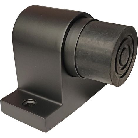 SOPORTE DE SUELO para PUERTAS PESADAS de hasta 120 kg con MUELLES EPOXIADOS DE ACERO INOXIDABLE 304 COLOR: Blanco, Gris o Negro.  Negro