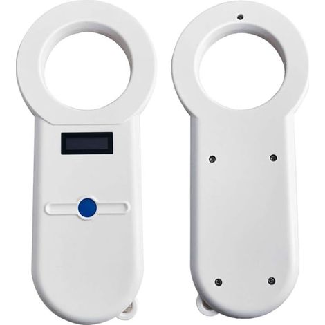 1 lecteur de micropuces pour animaux, compatible ISO 11784/5 FDX-B, écran OLED, lecture sans fil, autonomie 18 mois, pour vétérinaires et refuges (1/5)