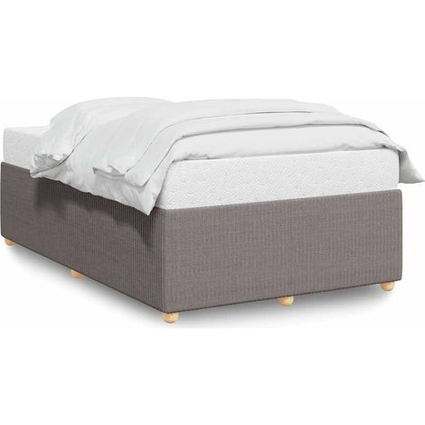 Maison Exclusive - Giroletto senza Materasso Tortora 120x190 cm Tessuto (1/5)