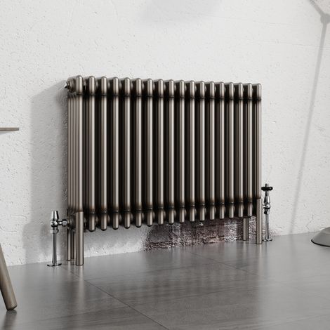 Warmehaus Traditional Radiator Raw Metal 600x830mm Four Column (1/5)