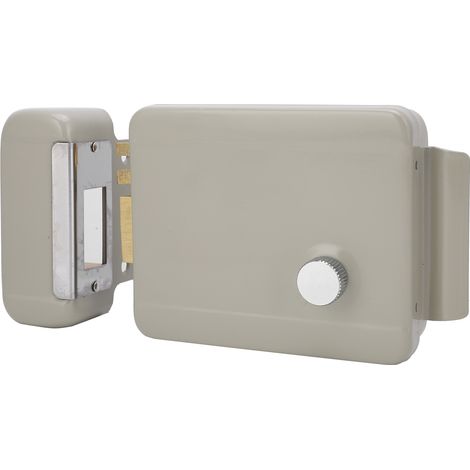 Kit de gâche électrique pour contrôle d'accès communautaire, serrure électromagnétique bidirectionnelle à 2 fils (9-12 V).