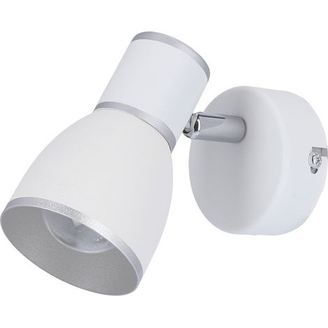 Applique orientabile Candellux FIDO 91-63366 bianco/cromo 1xE14 (1/5)