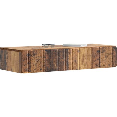 Maison Exclusive - Tavolino da Parete Laterale Legno antico 87,5 x 34,5 x 17 cm