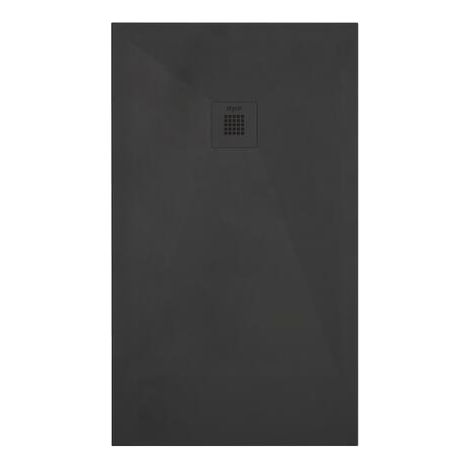 ONDEE - Plato de ducha NOLA 3 - Puede cortarse - 80x120x3cm - Resina - Negro