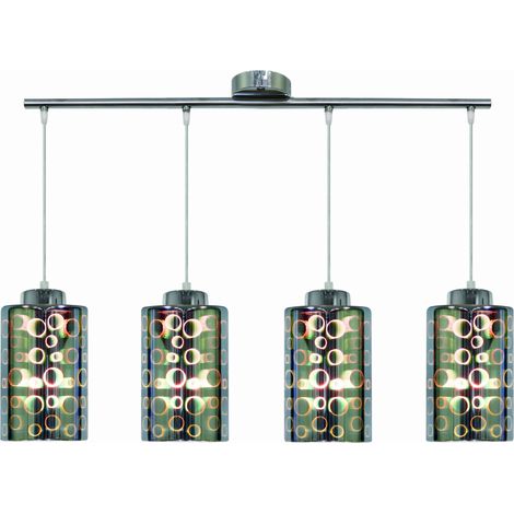 Lampadario Candellux Nocturno 34-57723 4xE27 cromo (1/2)