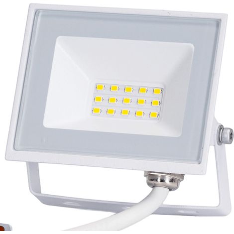 Faro proiettore Led Slim 10W Bianco da esterno IP65 Bianco neutro 4000K Aigostar (1/5)