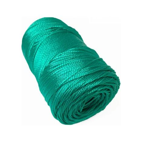 LENZA PER EDILIZIA DA MURATORE FILO CARPENTIERE SPAGO RITORTO VERDE MT.500 22951 (1/3)