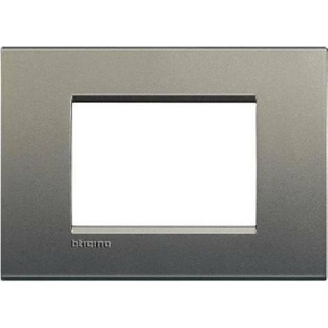 Bticino livinglight placa 3 mÓdulos color avenue lna4803ae
