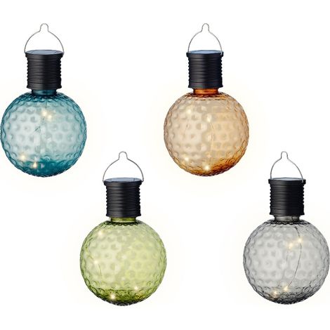 LAMPADINA SOLARE D.7,8XH11,2CM IN PLASTICA 4 COLO. (1/3)
