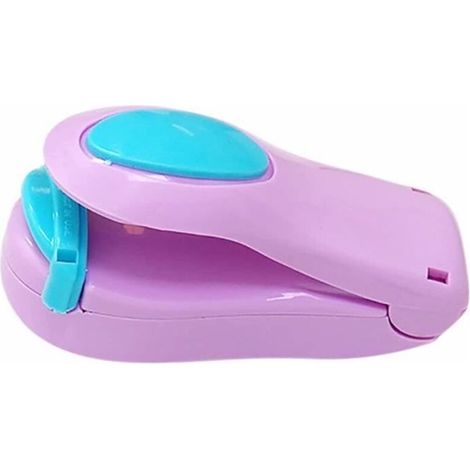 (Purple)Mini Scelleur - Portable - Thermoscelleuse Alimentaire - Couleur Violet - Compacte - Multifonctionnelle (1/4)