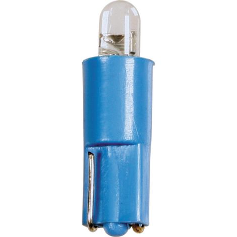 12V Kit Lampade cruscotto 1 Led - (T3) - W2x4,6d - 5 pz  - Scatola - Bianco (1/3)