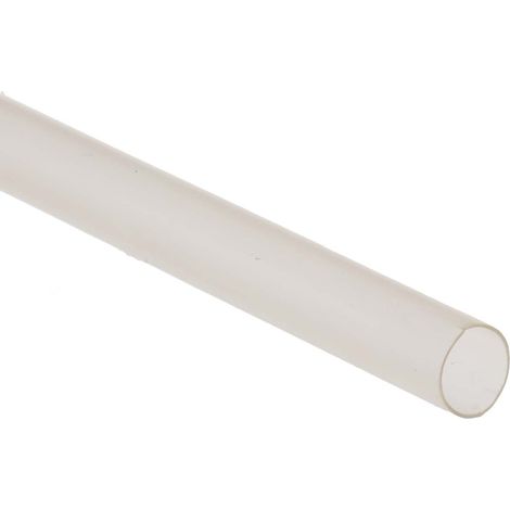 Gaine thermorétractable RS PRO, Dia. 6.4mm Clair rétreint 2:1, 1.2m ( Prix pour Paquet de 5 )
