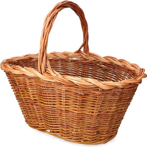 Cesta mimbre 45x30x23cm altura con asa 39cm (1/5)