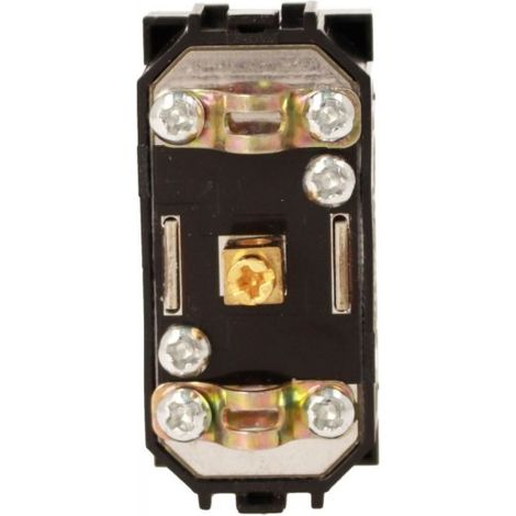 Connettore Presa TV Terminale Femmine MBL Nero 1M Compatibile Bticino Living International BLN2251