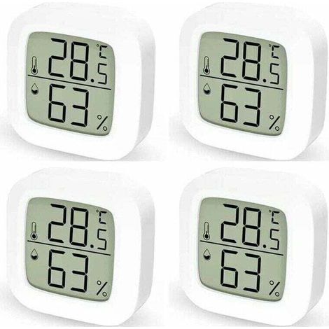 4er-Set digitale Thermometer und Hygrometer für Zuhause, digitales Thermometer fürs Schlafzimmer (1/5)