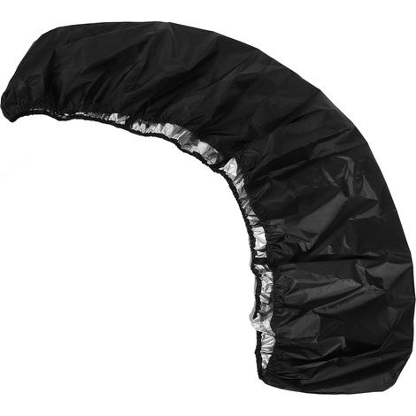 Housse de kayak en tissu Oxford imperméable, anti-poussière et résistante aux UV, pour kayak, canoë et bateau, accessoires de rangement intérieur et extérieur, noire, 2,6-3 m (1/5)