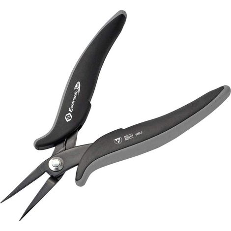 Pince de précision à becs demi-ronds longs (1/3)