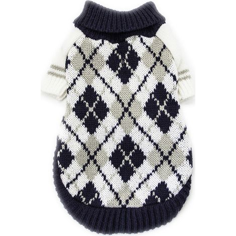 Pull Chien Chat Cavaliers, Vêtements Chauds d'Hiver, Moelleux Manteau pour Chiot et Chat, Jumper, Taille Moyenne, Animal, Extérieur (1/3)