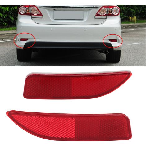 2-teiliges Stoßstangenspiegel-Set, hinten links und rechts, passend für Toyota Corolla 2011-2013 (8191002130, 8192002030). (1/5)