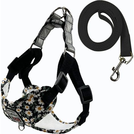 Fournitures pour animaux de compagnie Laisse respirante pour chien Laisse imprimée pour chien de promenade pour chien de petite et moyenne taille Nouveau harnais pour animaux de compagnie en gros (1/3)
