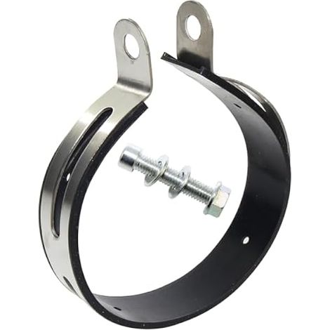 Collier Serrage Pot échappement Moto avec Vis (1/4)