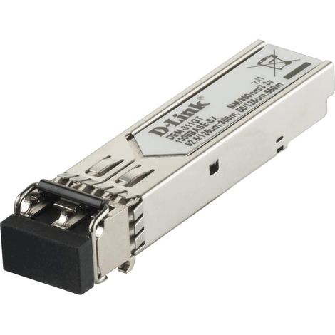 D-Link DEM-311GT Transceiver in Fibra Ottica per Switch, Modulo SFP, 1000 Base, SX Port, 550 m (1/2)