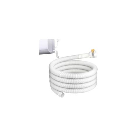 Tuyau évacuation climatiseur - Renforcé PP 300cm Ø17mm, Flexible Anti-obstruction avec Bouchon Caoutchouc Étanche Universel (1/4)