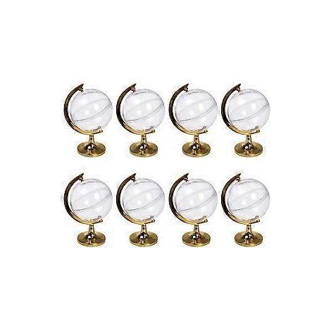 12 boîtes à bonbons Tellurion en plastique, boîtes cadeaux créatives pour mariages et Noël (dorées) (1/4)