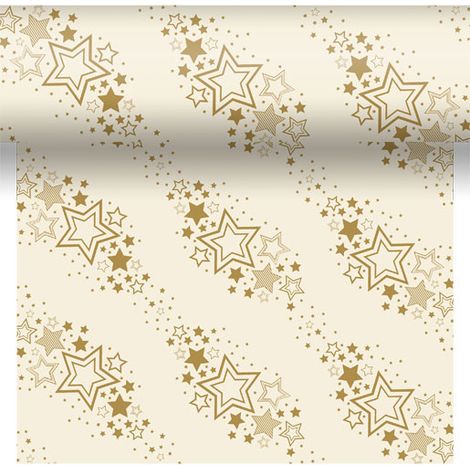 Duni Tischläufer holiday star cream 40 x 480 cm (1/3)