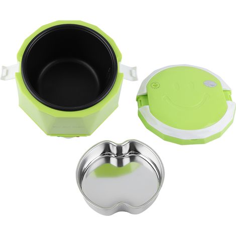 Olla a presión eléctrica multifuncional portátil de 140 W y 1,6 L para vehículos (24 V, color verde) (1/5)