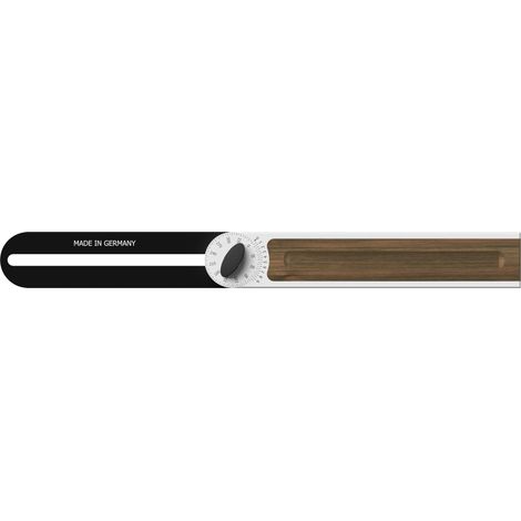 ULMIA Schmiege Alu-Line Schienen-L.330mm Alu.m.Nußbaumeinlage - 505-330 (1/2)