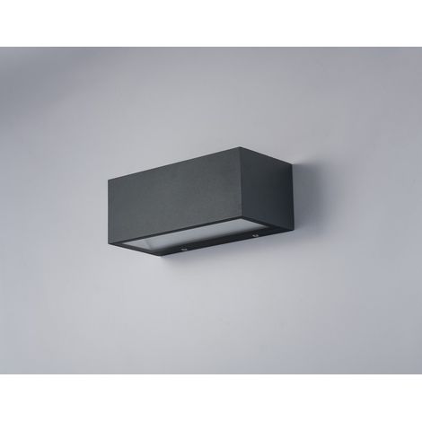 APPLIQUE LED TWIN ANTRACITE 20W 1250LM 4000K IP54 UGR16 LED-W-TWIN-M ANT (1/3)